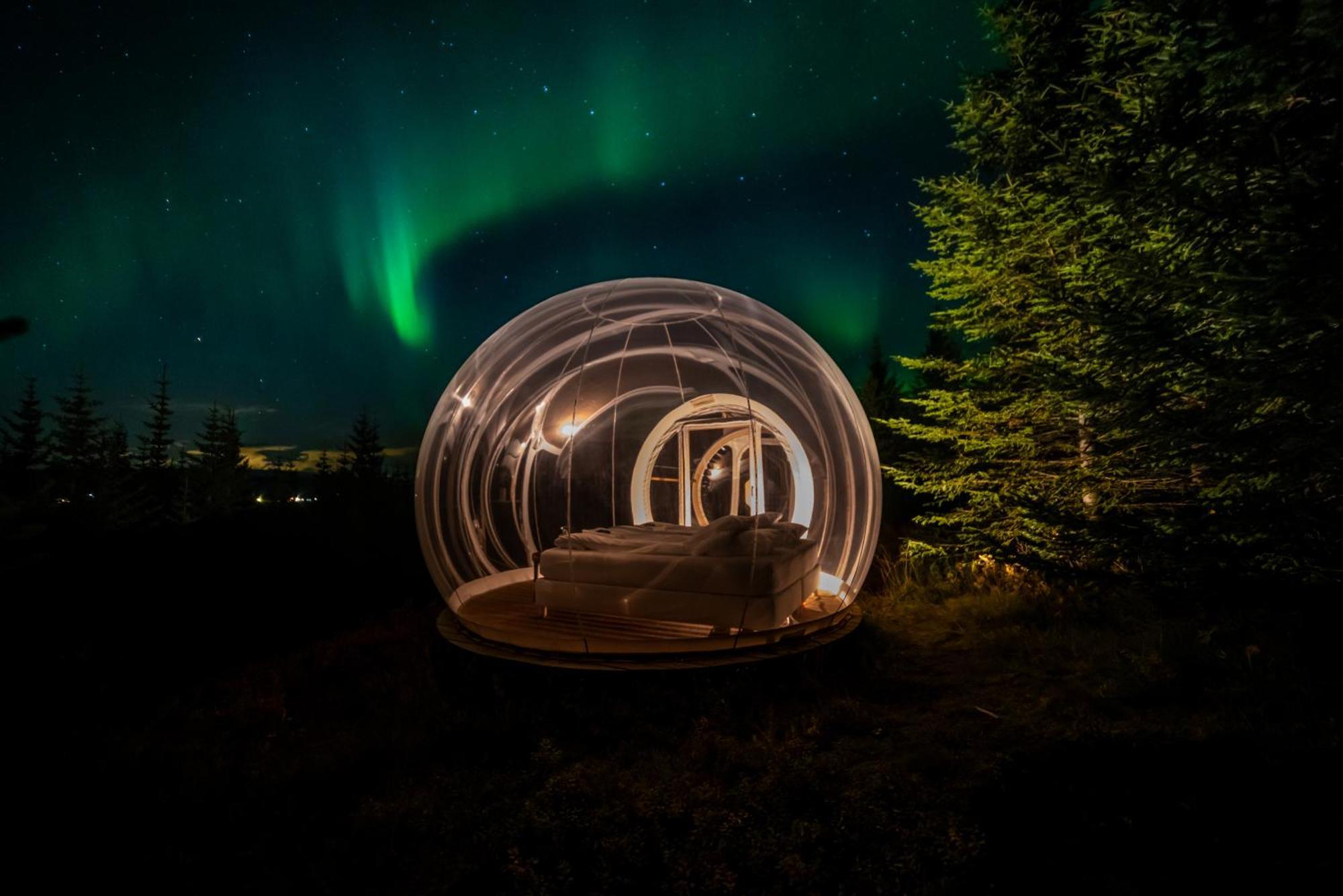 Buubble Hotel - Oelvisholt Selfoss Exterior photo