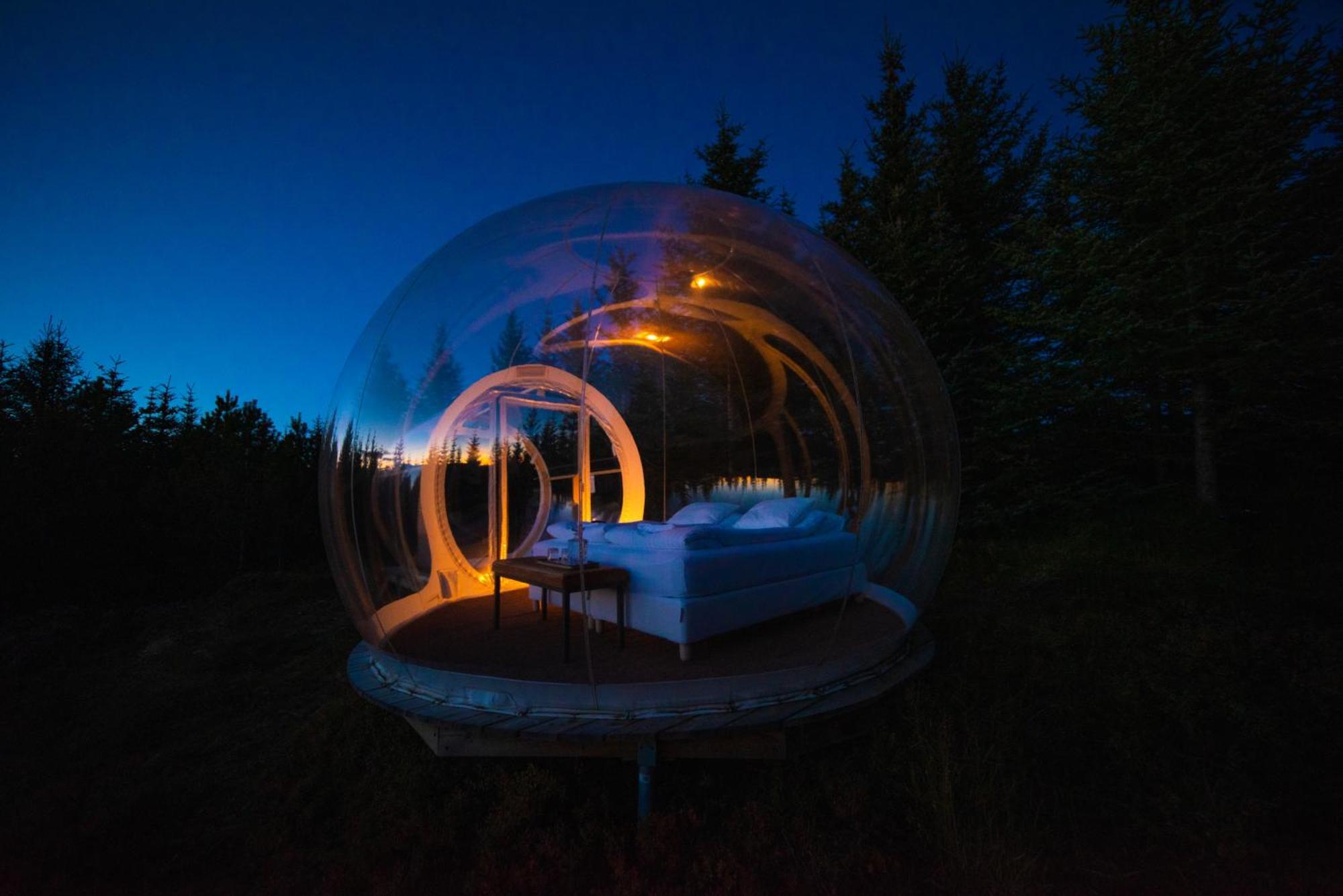 Buubble Hotel - Oelvisholt Selfoss Exterior photo