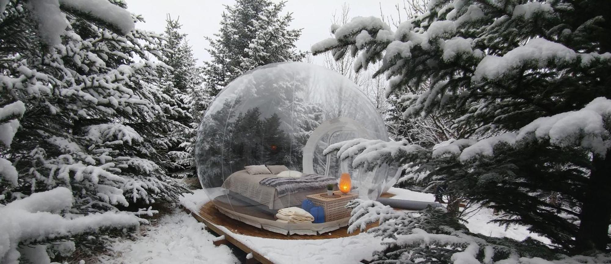 Buubble Hotel - Oelvisholt Selfoss Exterior photo